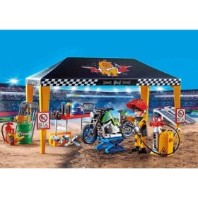 Stunt Show - Cort Reparatii Auto Playmobil - 1